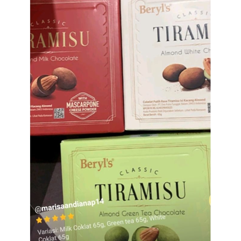 

Beryl's coklat Tiramisu 65g