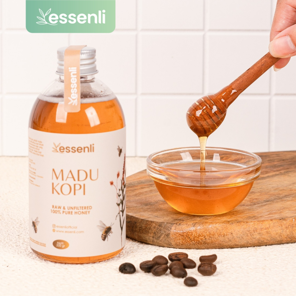 

ESSENLI Madu Kopi Murni Asli Raw Honey