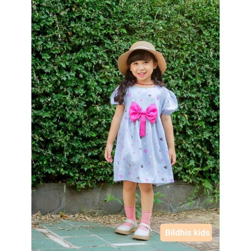 BONITA DRESS / Dress Anak / Dress Bahan Royan / Baju Anak