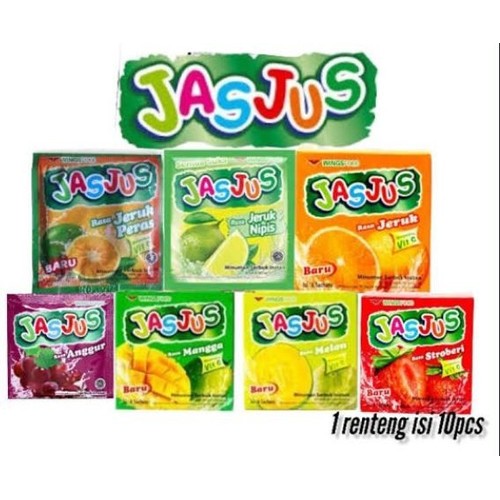 

SERBUK MINUMAN JASJUS PAKET HEMAT 1 RENTENG ISI 10PCS