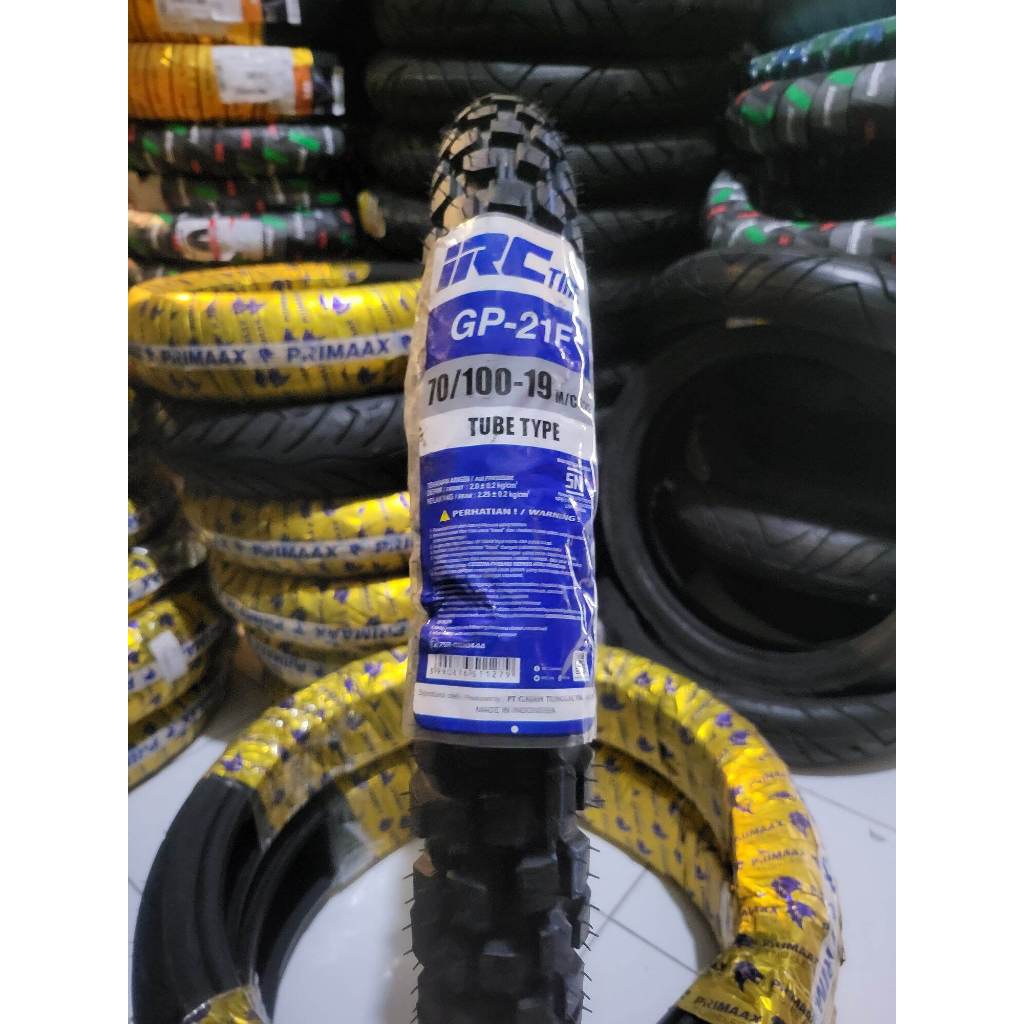 IRC GP21 70/100-19 BAN MOTOR SEMI TRAIL IRC GP21 RING 19 BAN ORIGINAL KLX CRF WR155 IRC