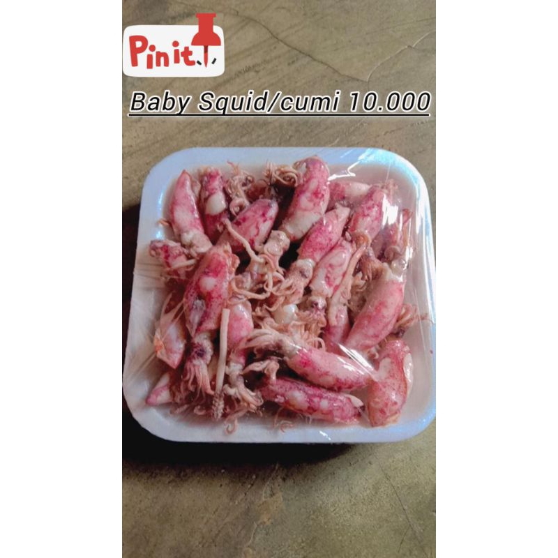 

Baby squid/cumi