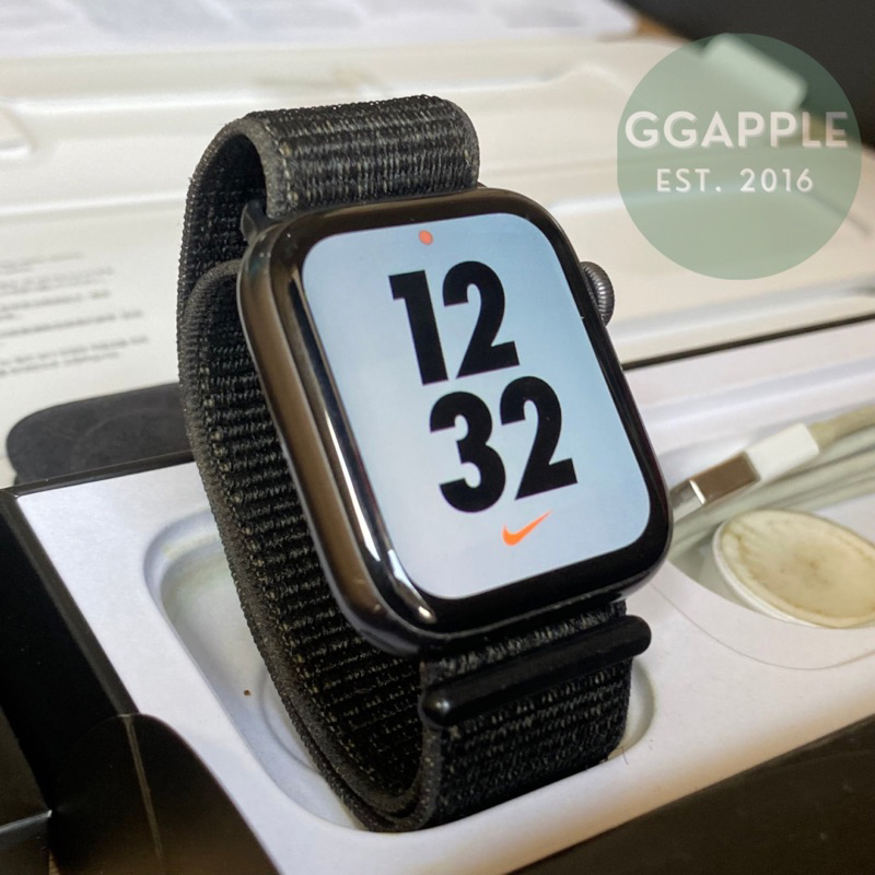 Apple Watch Series 4 44mm Nike Grey Black Full Ori iwatch