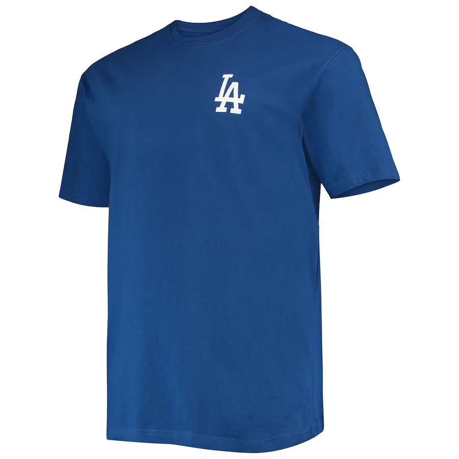 T-Shirt Kaos Baseball MLB LA Dodgers Small Logo