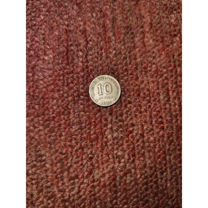 Koin Indonesia Kuno 10 rupiah 1971