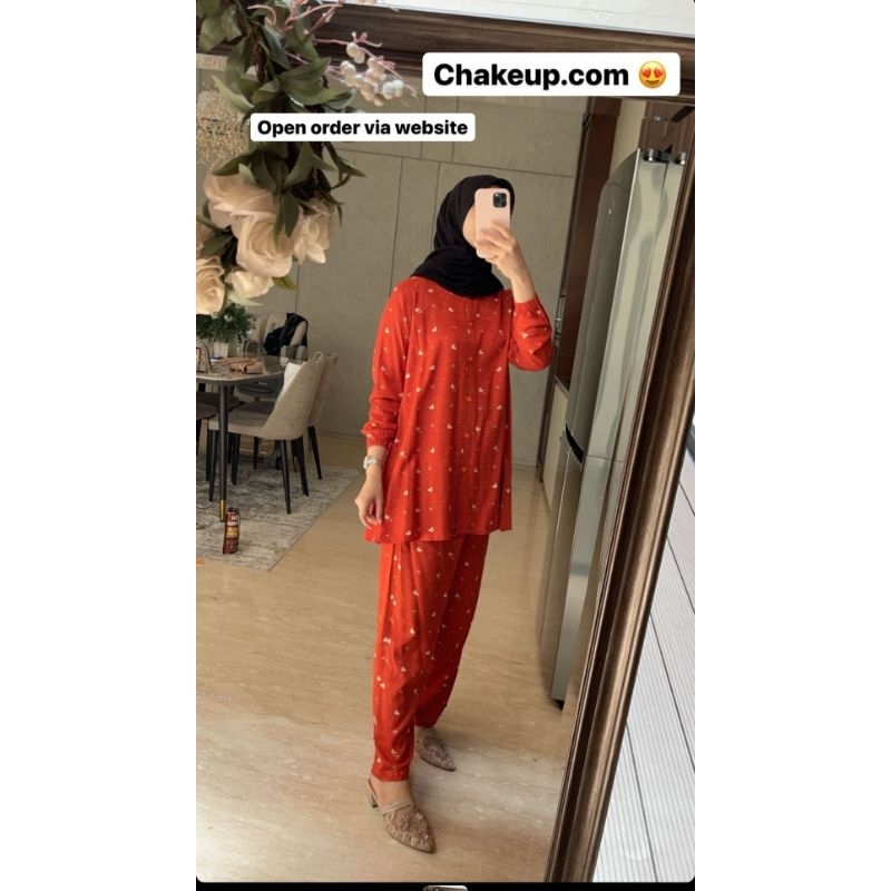 Klara One Set by Nadeea.id Teracotta