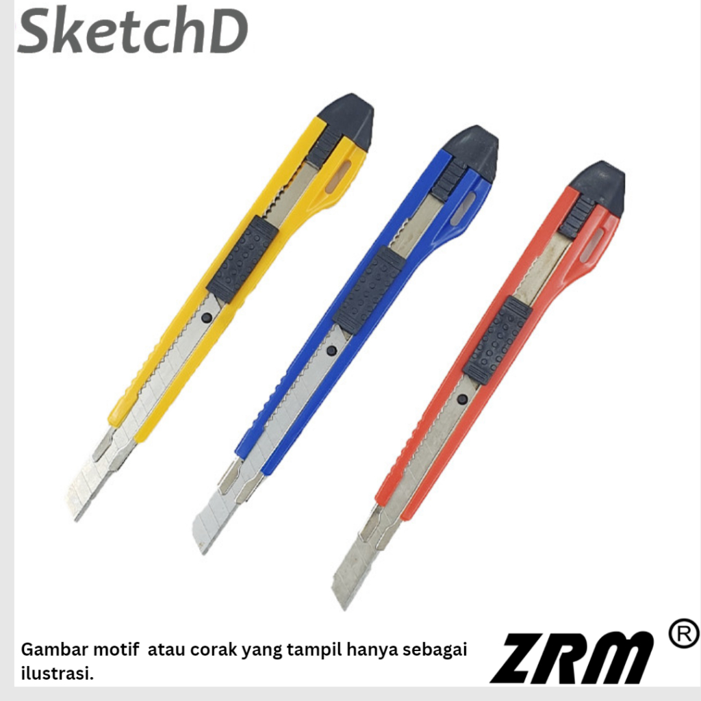 

Pisau Cutter Sedang ZRM A300 Knife A 300