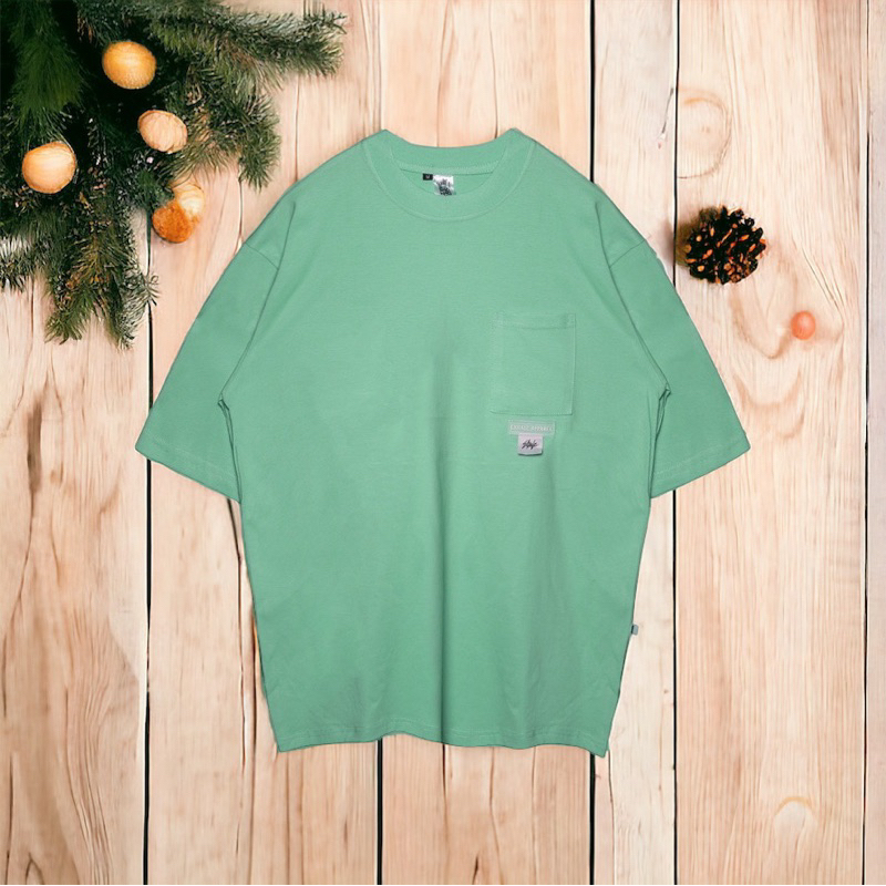 PRELOVED - EXHALE TSHIRT OVERSIZE MINT