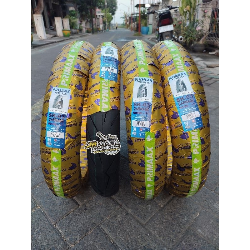 ban primax SK03 pirelli 80/80-17 90/80-17 / roda ban primax sk03 carnage ban sk03 8080 9080 model pi
