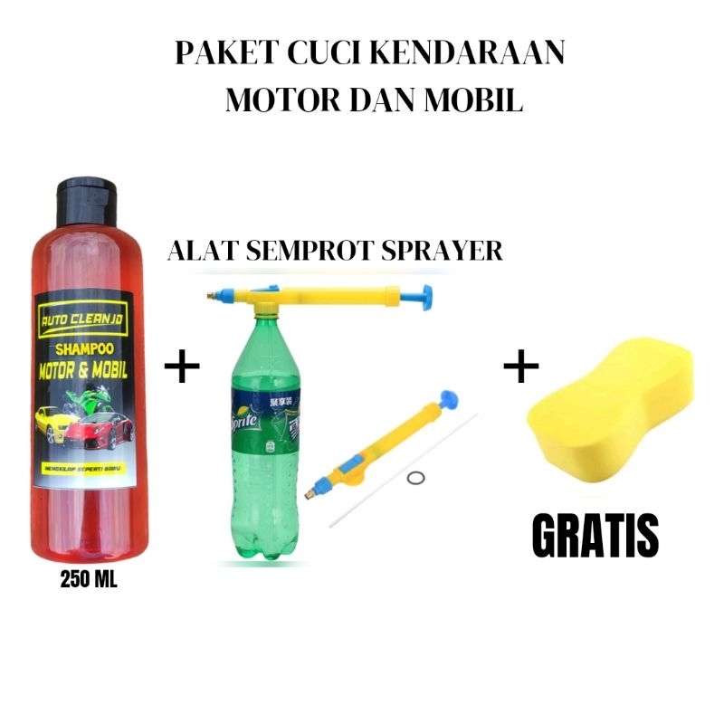 Alat semprot sprayer cuci motor dan mobil