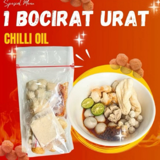 

1 BUNGKUS BOCIRAT URAT CHILLI OIL