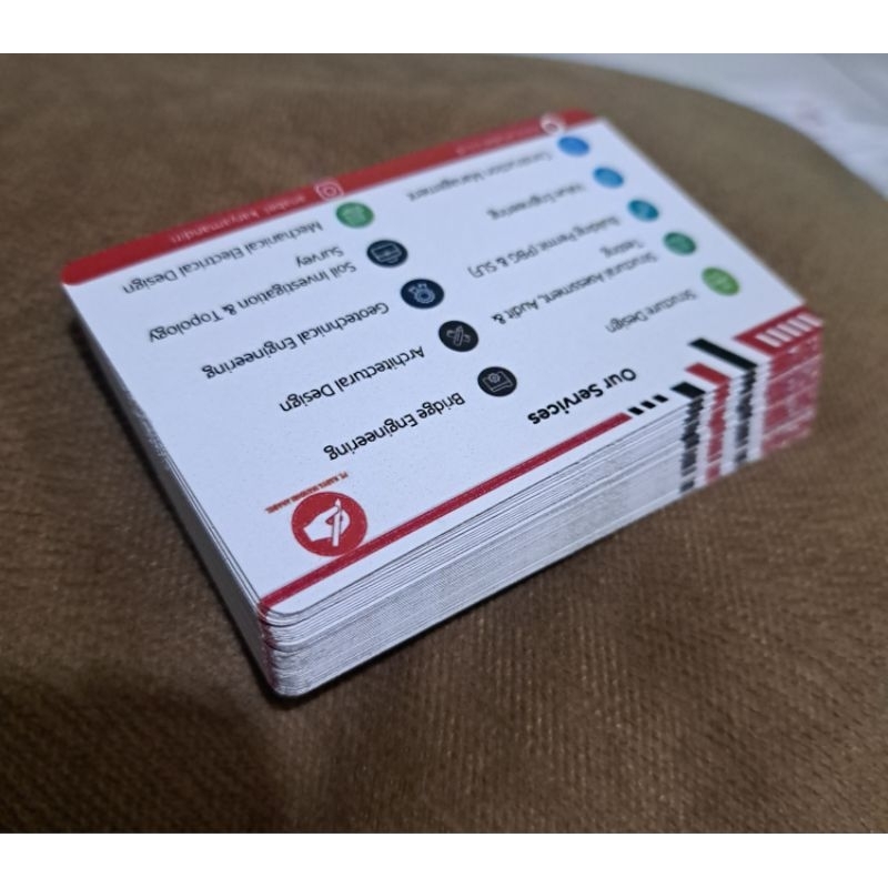 

KARTU NAMA 1BOX ISI 100 PCS