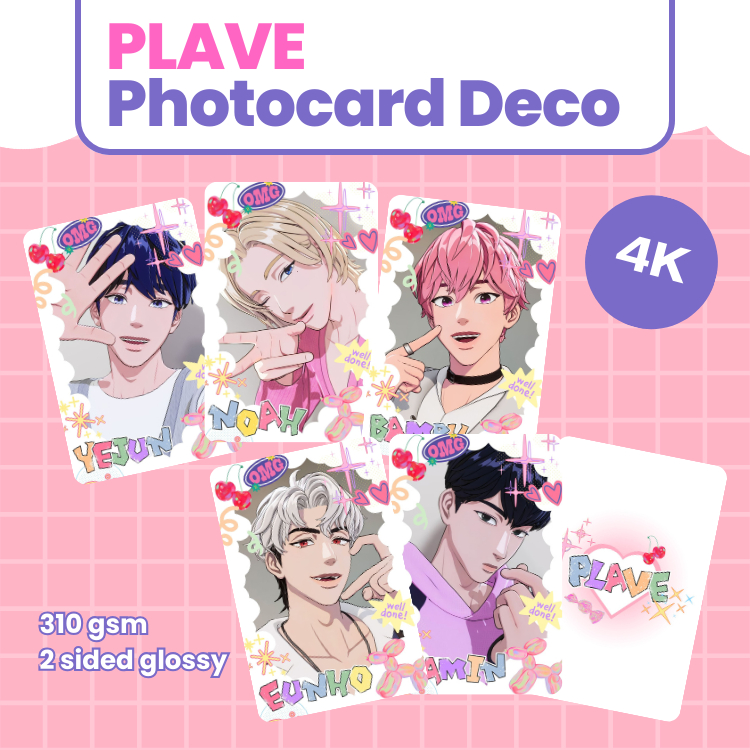 PLAVE Photocard Deco || Plave unofficial photocard [Minimal 10rb]