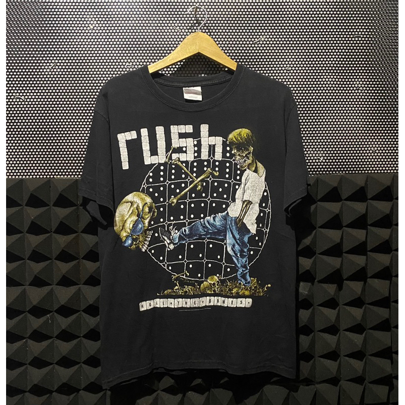 Kaos Band Rush Hanes Tag second vintage Roll The Bones