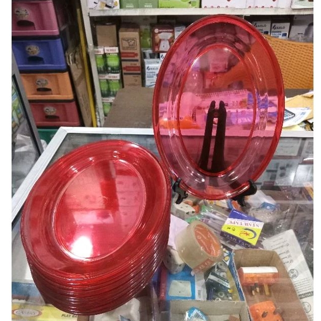 Piring Melamin Piring makan Piring Oval Food Grade [ 1-6pcs ]