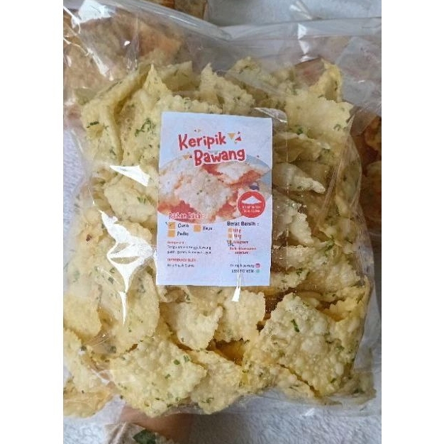 

Keripik Bawang Keripik Pangsit Kue Bawang Gurih Original 500g