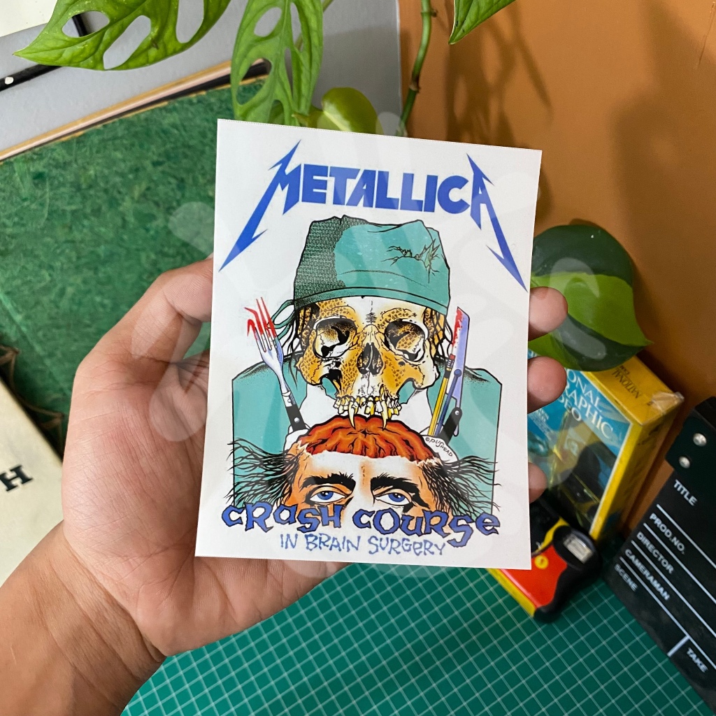 

stiker metallica / stiker poster / ... aesthetic / sticker tumblr / stiker premium / stiker hp / stiker laptop / stiker helm / stiker tahan air