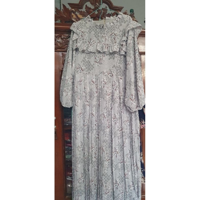 Gamis Yuna fashion full plisket