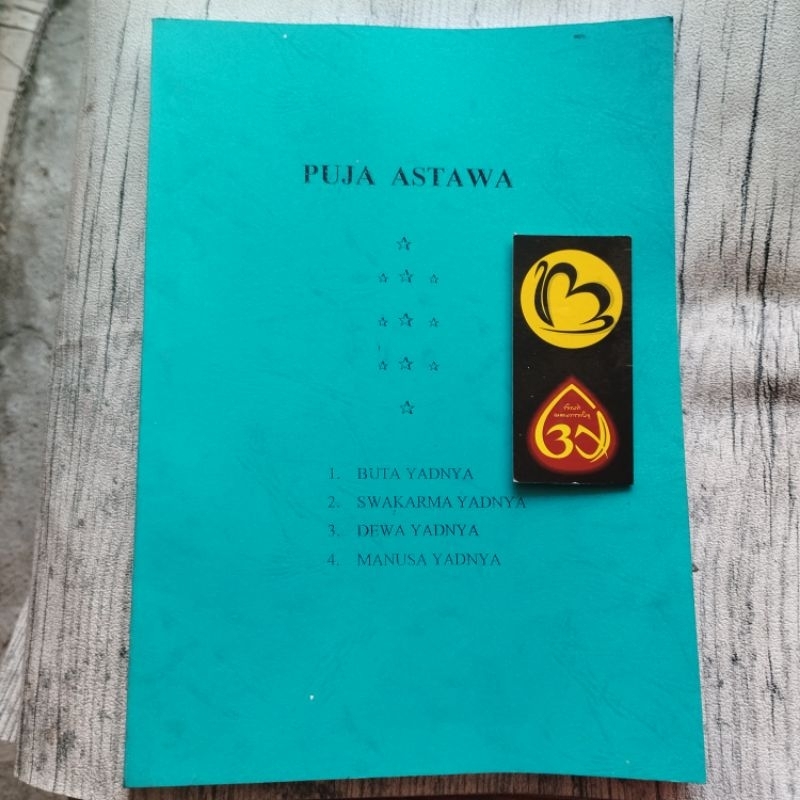 Buku Hindu: PUJA ASTAWA Buta Yadnya, SwakarmaYadnya, Dewa Yadnya, Manusa Yadnya