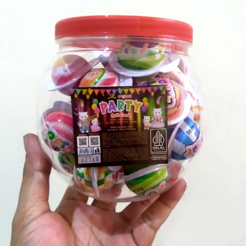 

Permen Party Soft Candy Toples isi 25pcs Permen Lunak