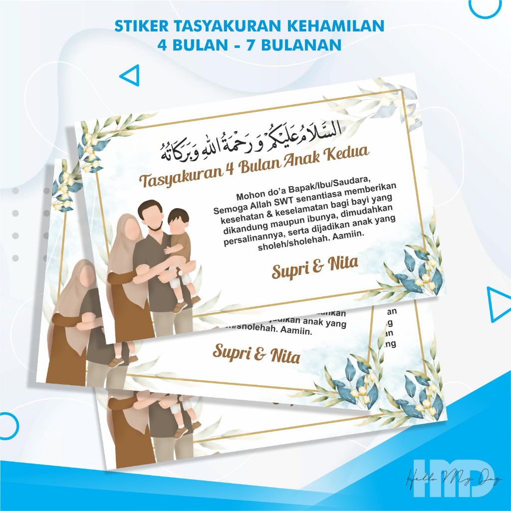 

Stiker Tasyakuran Kehamilan 4 Bulan 7 Bulanan
