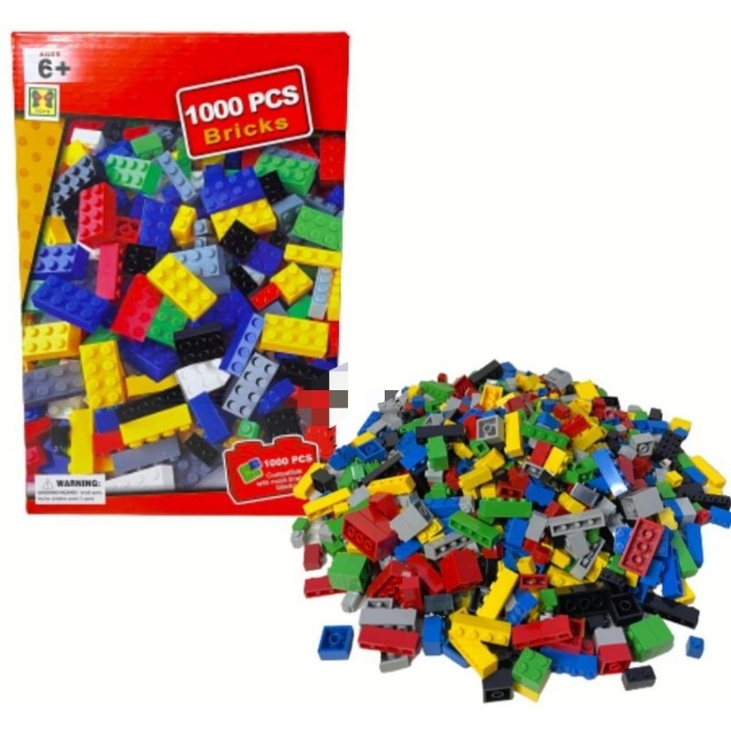 Mainan Anak Bricks 1000 pcs /Mainan edukasi bricks / Mainan Lego / Susun Balok