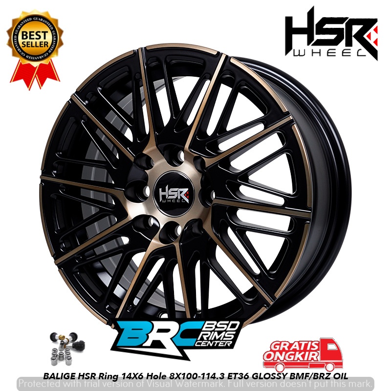 VELG HSR  BALIGE R14 Panther  KIA  Carens, Pride Visto