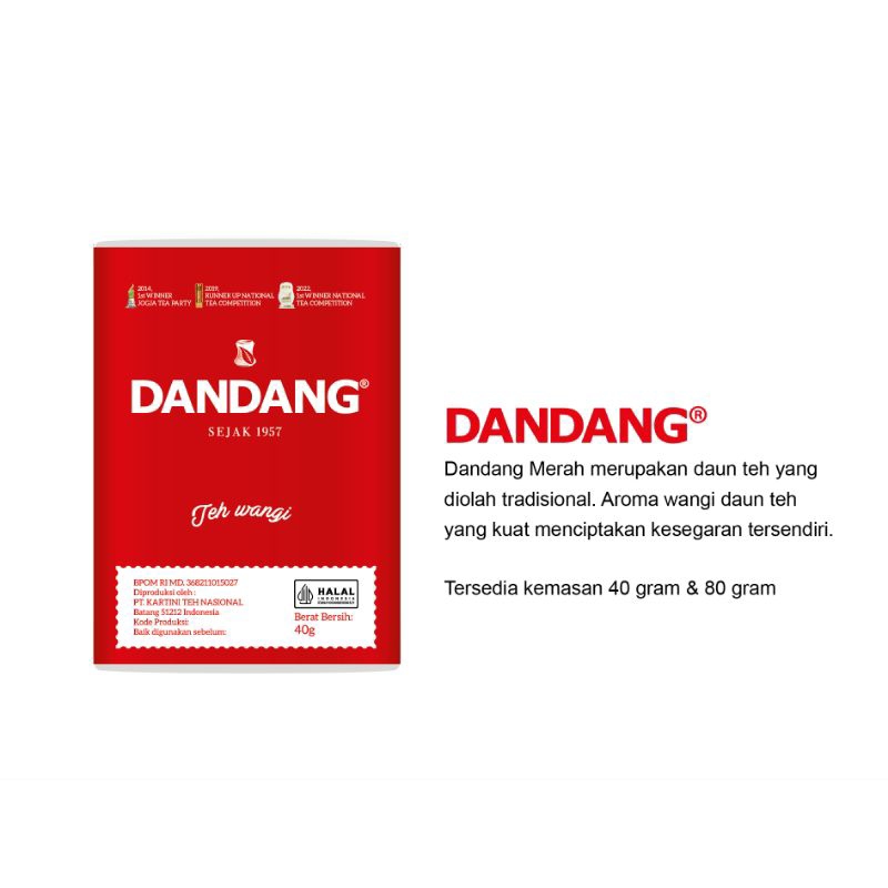 

Teh Dandang Merah | Teh Tubruk | 1 Slop isi 10pcs 40gr