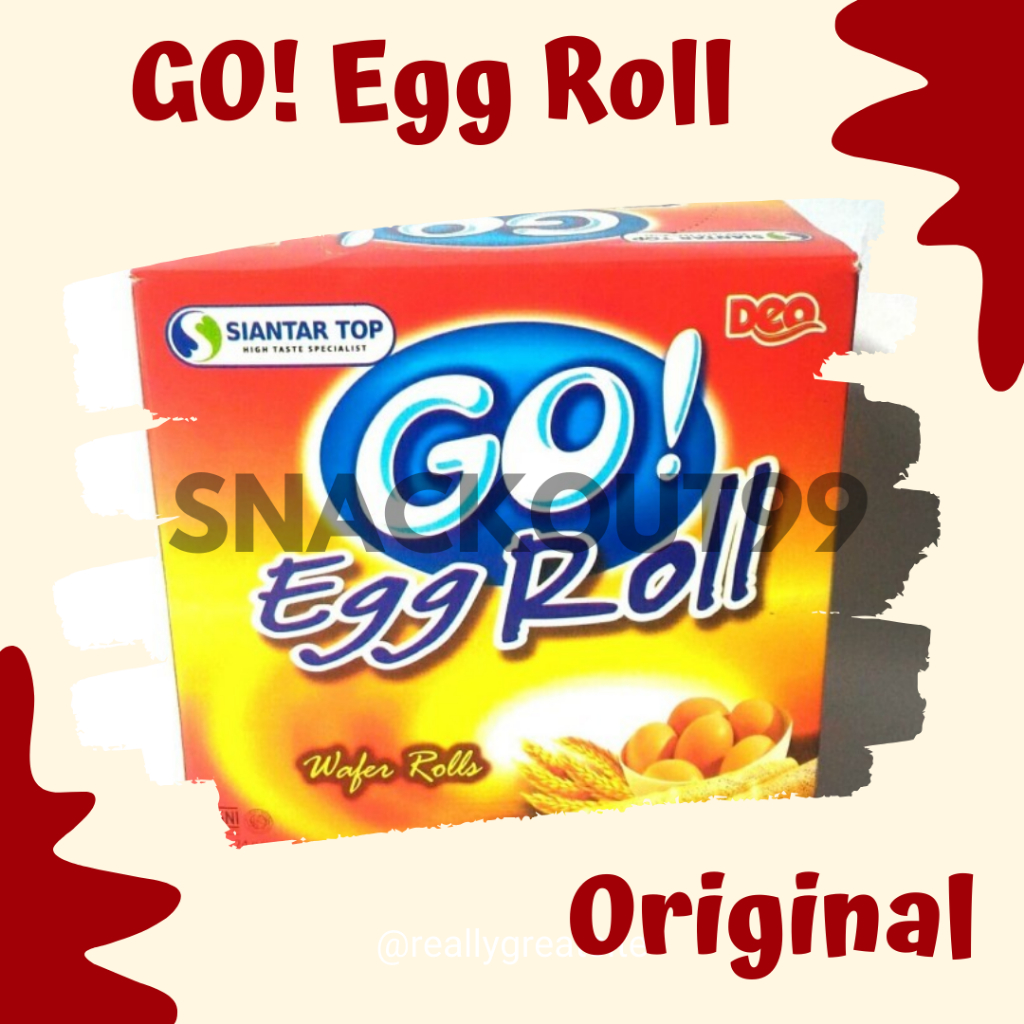 

Go Egg Roll Wafer Roll Box 10 gram x 24 pcs