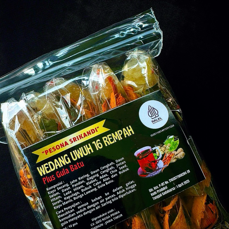 

1 kg Wedang Uwuh Pesona Srikandi 15 gram