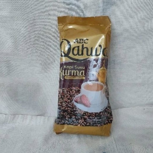 

ABC Qahwa KOPI SUSU Kurma 10 sachet x 27 gr , minuman kopi renceng expired 12/2024