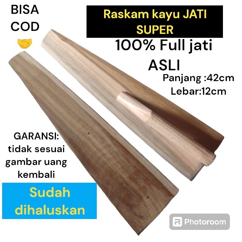 Raskam Kayu Jati Halus Raskam Kayu Jati super