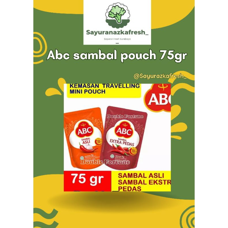 

abc sambal pedas / Abc sambal extra pedas 75gram