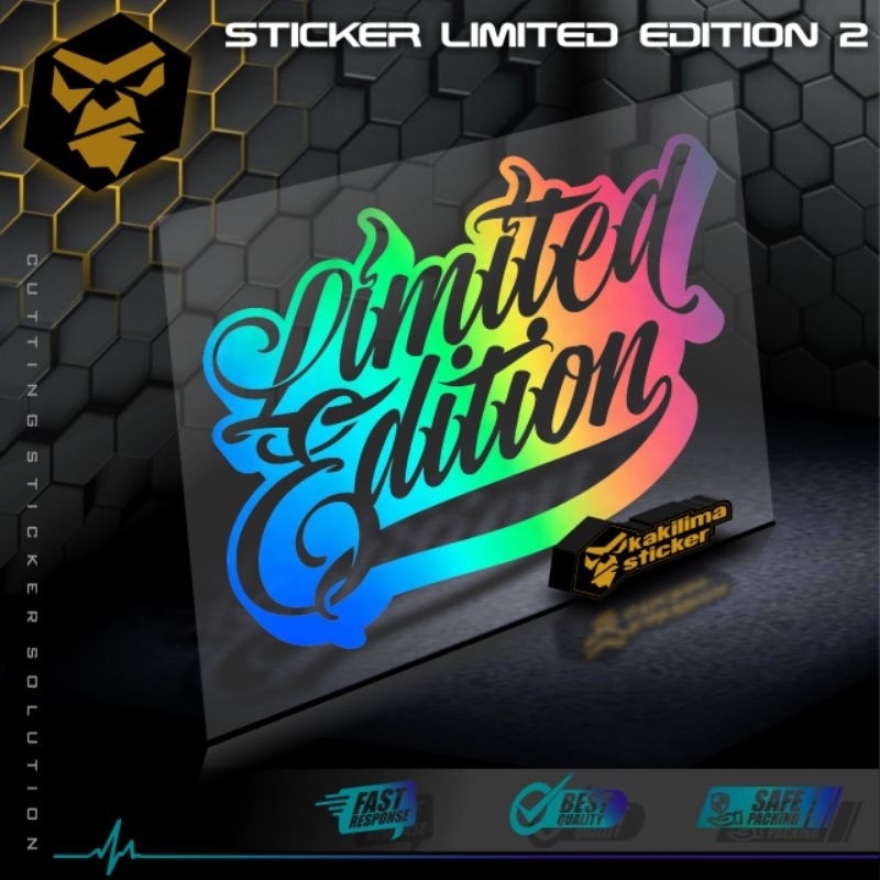 Sticker Limited Edition. Sticker Mobil Limited Edition.Sticker Body Mobil. Sticker Kaca Mobil.