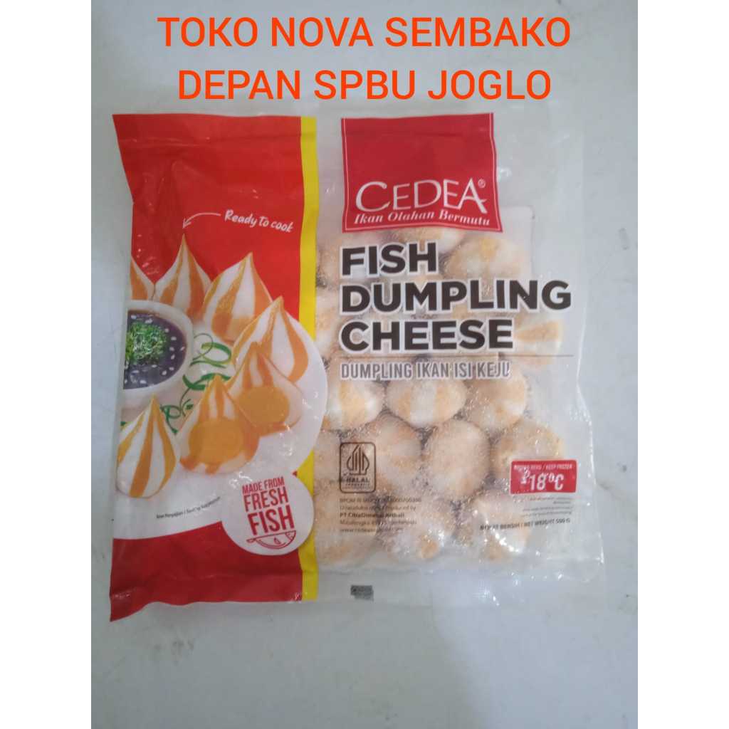 

CEDEA FISH DUMPLING CHEESE 500gr