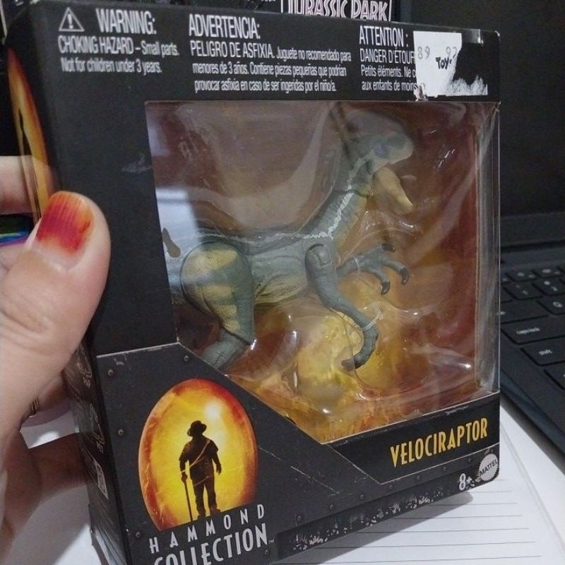hammond collection velociraptor dan corythosaurus
