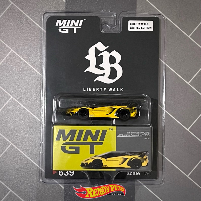 MINI GT Lamborghini Aventador GT EVO LBWK Limited LB Store Blister