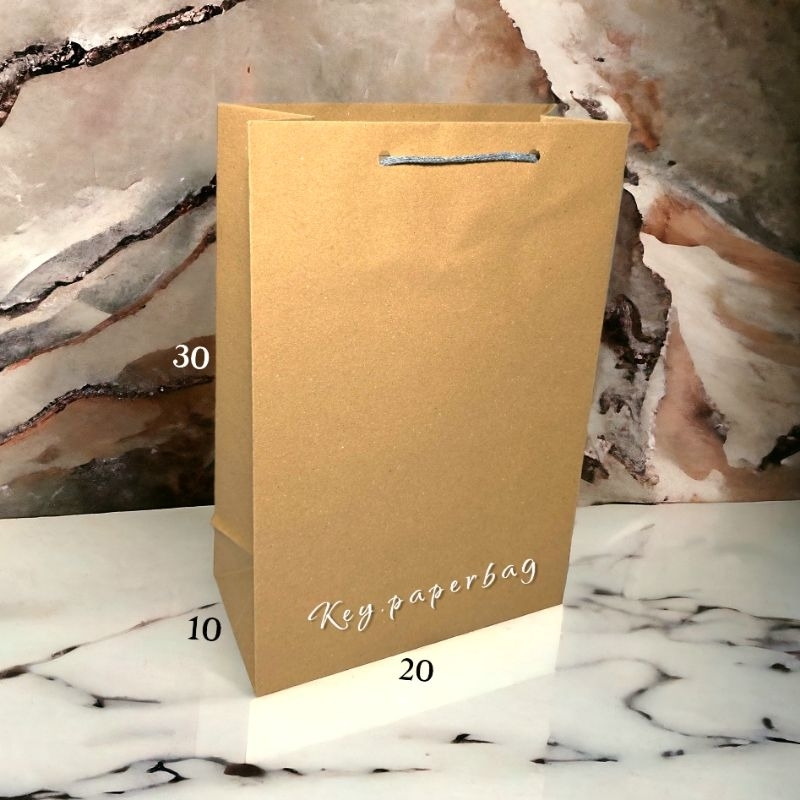 

Paper Bag Polos Cokelat Uk 20x30 Sarung Tebal