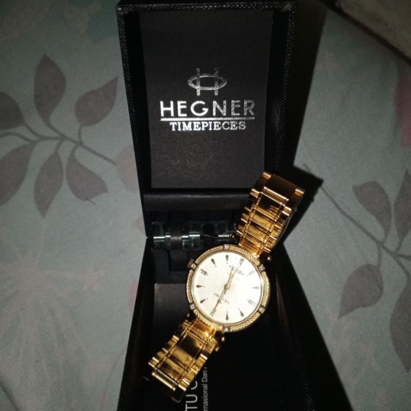 Hegner Jam Tangan Wanita Gold