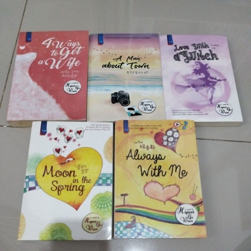 Novel Hyun Go Wun Lengkap always with me, 4 ways to get a wife, love with the witch, a man about tow