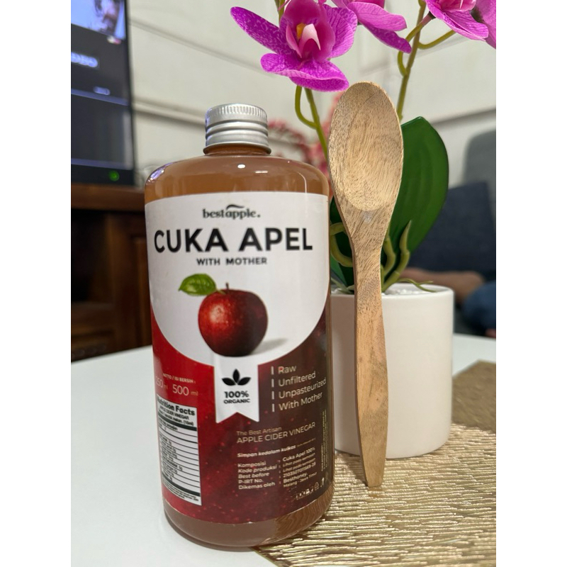 

CUKA APEL WITH MOTHER 500ML||CUKA APEL DIET DETOX