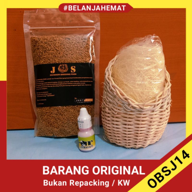 paket lengkap Breeding jos j-One serat nanas sarang rotan