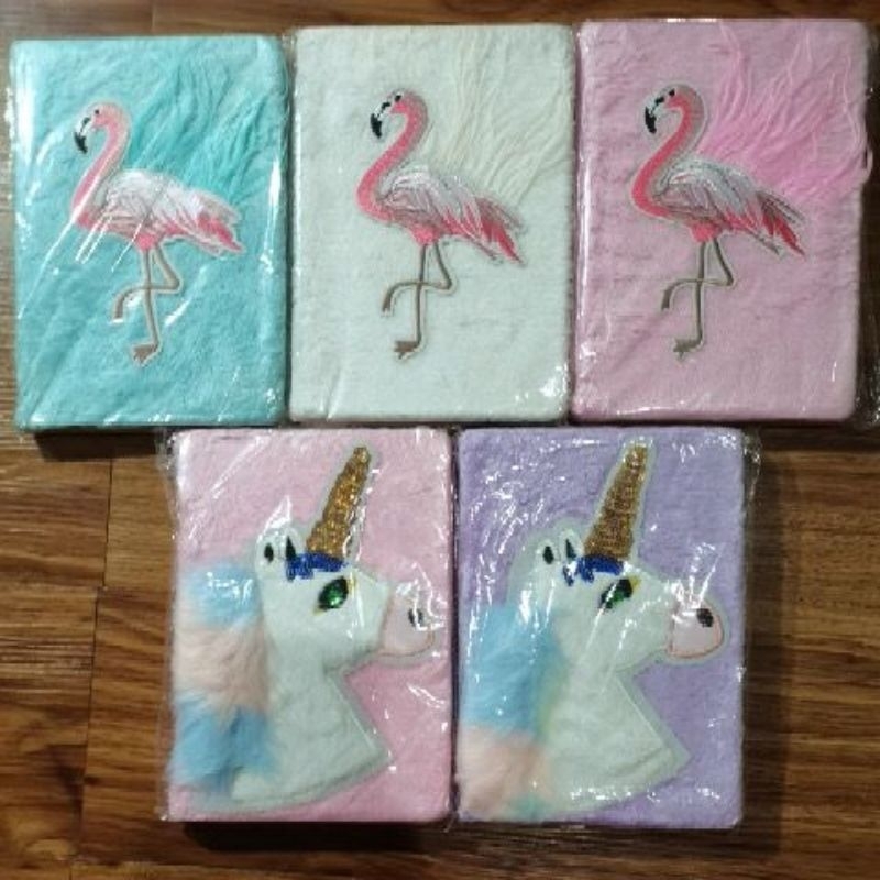 

Buku Catatan Diary Anak Lucu Motif Bulu Fluffy