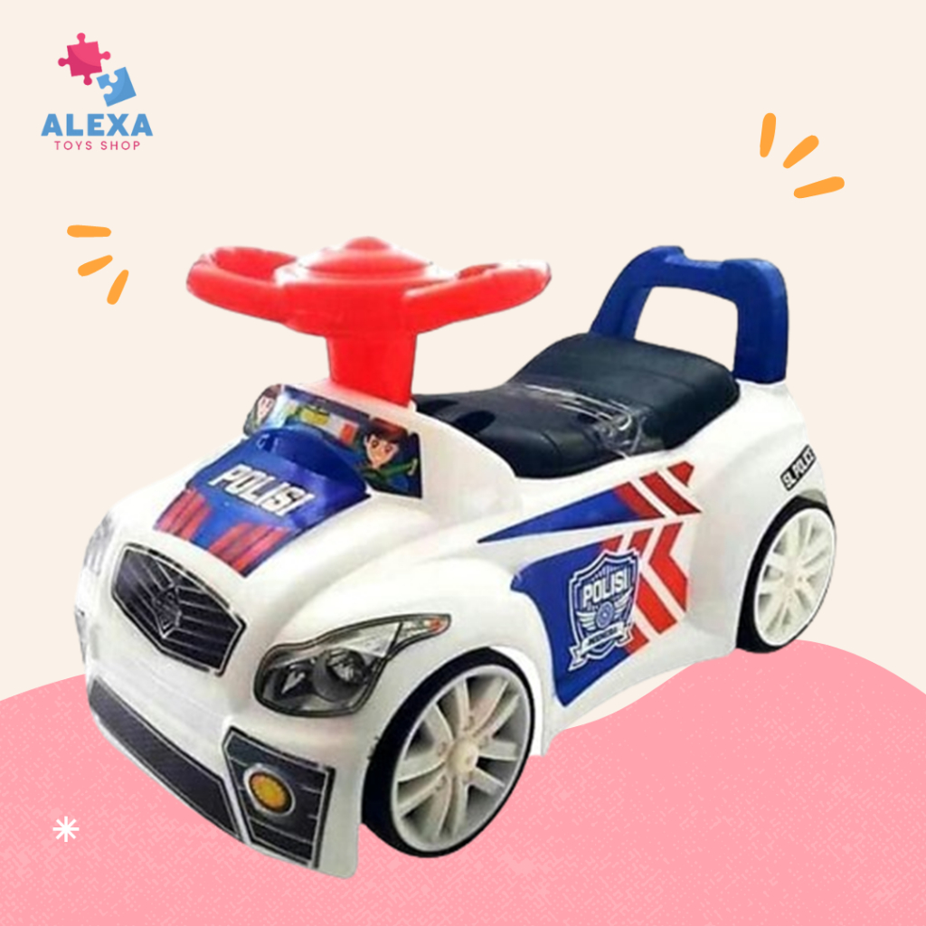 

Mobil mobilan dorong bisa di naiki SL 200 polisi anak / sl police warna dorongan