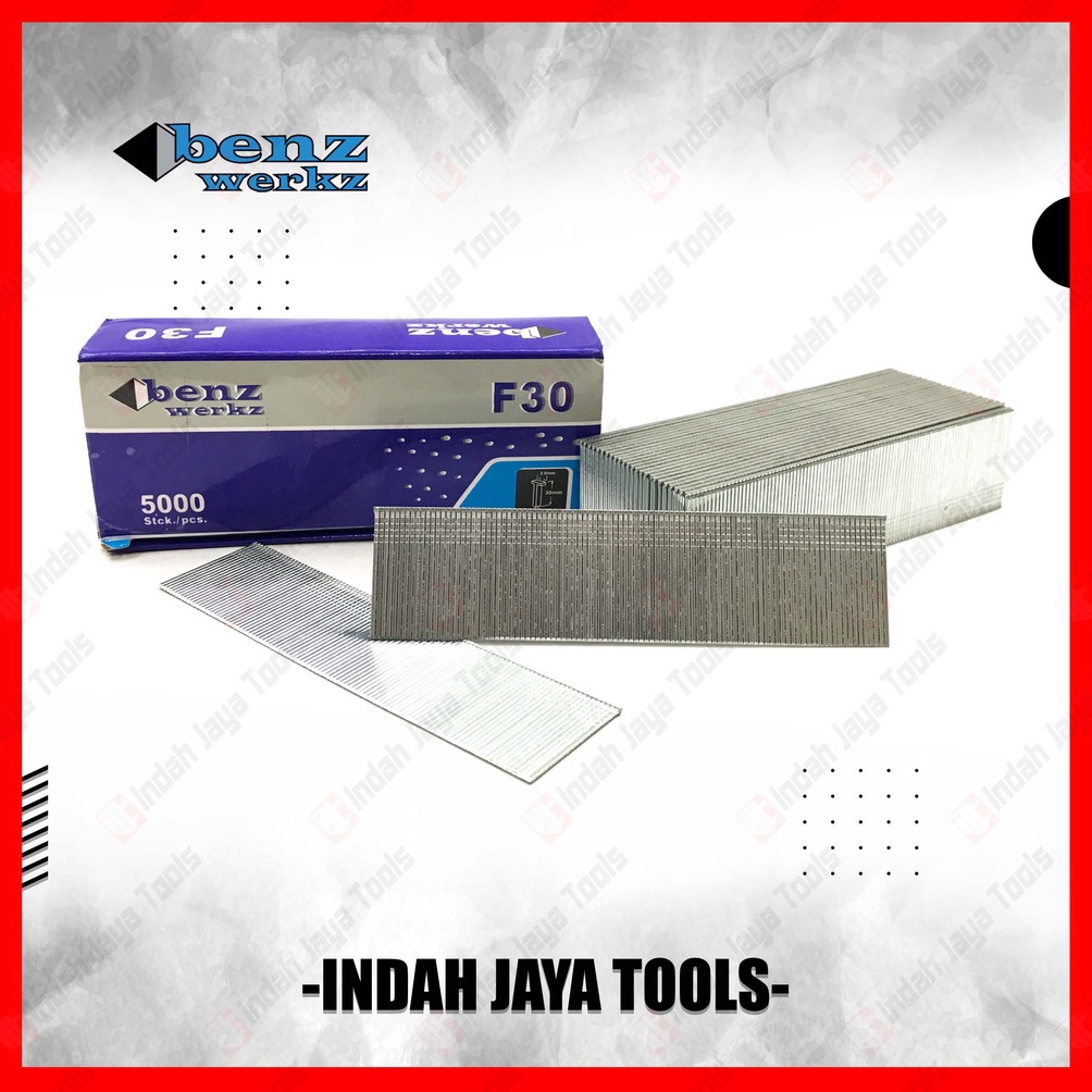 

KODE L73L BENZ Isi Paku Tembak F3 Refill Air Nailer Bit Staples Finish Nail
