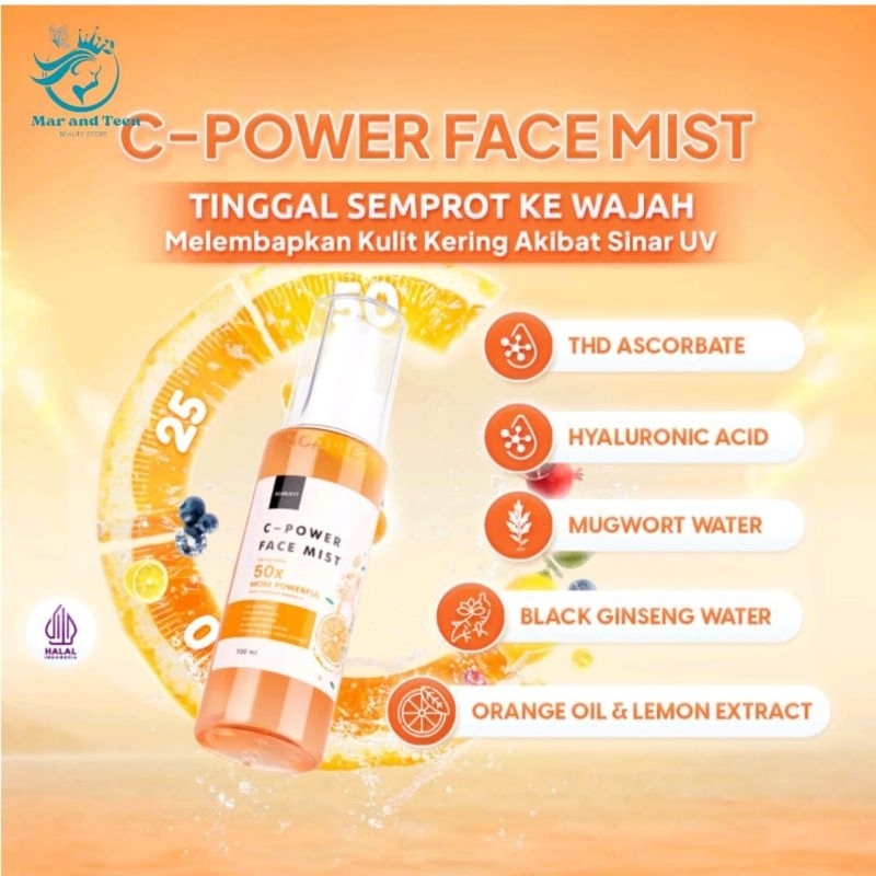 SCARLETT C-Power Face Mist