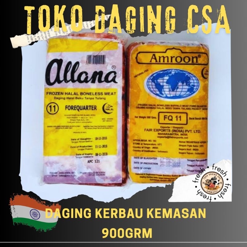 

Daging Kerbau Kemasan 900grm