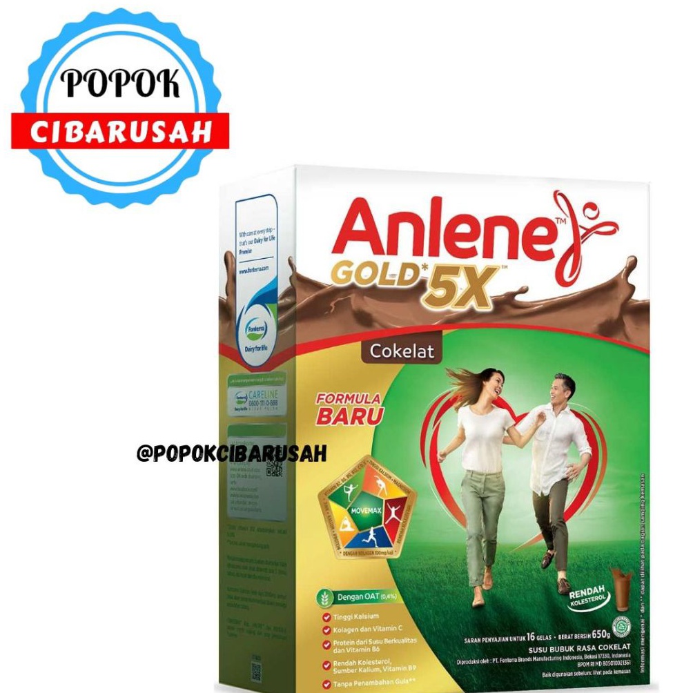 

Nyaman Anlene Gold Plus CoklatVanila 62GRpopokcibarusah Murah