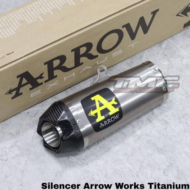 Knalpot Arrow Works Titanium silencer only ZX25R CBR250 Ninja250 R25