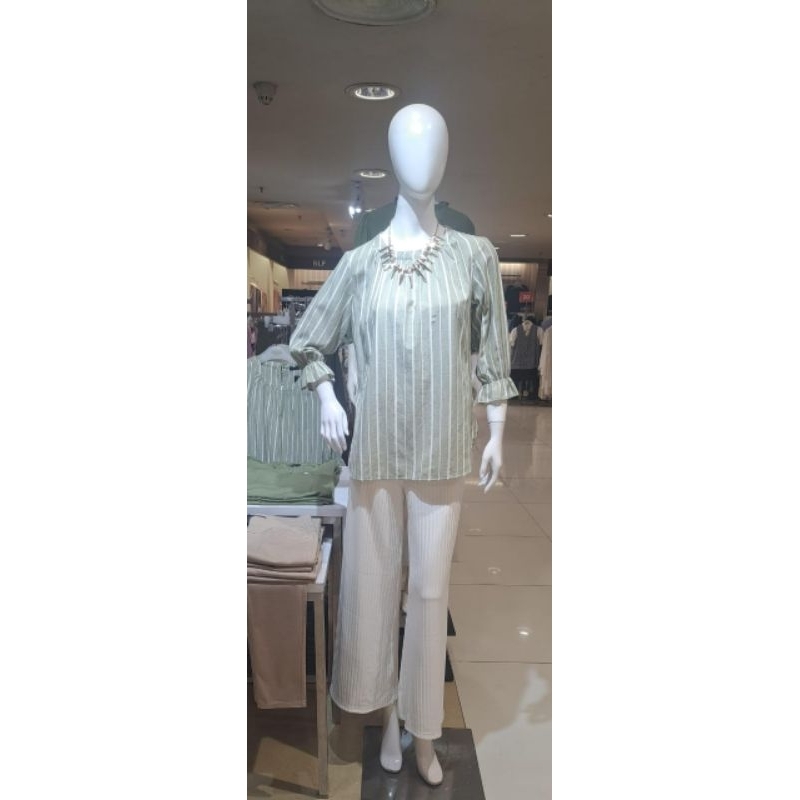 SIMPLICITY - Blouse Wanita Lengan 7/8 Size S-L / Celana Panjang Kulot Plisket Wanita Size S-XL Origi